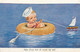 John Wills Signed Postcard I Always Have My Bottle With Me Funny Illustration - Wills, John