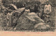 Tahiti - BoraBora - Iles Sous Le Vent - Pierre Historique - Oblitéré 1914 - Animé - Indigène- Carte Postale Ancienne - Tahiti