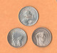 1000 Lire Italia 1970 + 1000 Lire San Marino 1979+ 1000 Lire Vaticano 1983 Silver Coin - 1 000 Liras