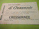 Buvard Ancien /Apéritif/LA CRESSONNEE/ Absinthe A Bas De Cresson / PANTIN /Vers 1920-40     BUV587 - Kleidung & Textil