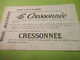 Buvard Ancien /Apéritif/LA CRESSONNEE/ Absinthe A Bas De Cresson / PANTIN /Vers 1920-40     BUV587 - Textilos & Vestidos