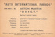 11939 "ASTON MARTIN D B 4 G.T. BERLINA 58 - AUTO INTERNATIONAL PARADE - SIDAM TORINO - 1961" FIGURINA CARTONATA ORIG. - Auto & Verkehr