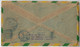 Brazil 1948 Cover Rio De Janeiro To Cairo Egypt Cancel 2º Year Brazilian Transatlantic Service By Panair Airplane Map - Airmail (Private Companies)