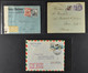 PORTUGESE COLONIES 7 ENVELOPES: INDIA, CABO VERDE, S. THOMÉ E PRINCIPE 1920-70, POSTAL HISTORY - Other & Unclassified