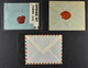 PORTUGESE COLONIES 7 ENVELOPES: INDIA, CABO VERDE, S. THOMÉ E PRINCIPE 1920-70, POSTAL HISTORY - Other & Unclassified