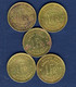 CONGO BELGE ....5 PIECES DE 1 FRANC 1946 - 1945-1951: Régence