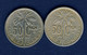 CONGO BELGE ....2 PIECES DE 50 CENTIMES....FLAMAND.....2X 1922 - 1910-1934: Albert I
