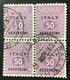 1943- Italia - Emissione Per La Sicilia - Allied Military Postage - Usati   4 Valori - A1 - Anglo-Amerik. Bez.: Sicilë
