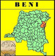 BENI BELGIAN CONGO / CONGO BELGE CANCEL STUDY [3] WITH COB 330+362 [ 3 STAMPS ] - Abarten Und Kuriositäten