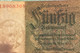 Deutschland 50 Reichsmark Reichsbanknote 30.März 1933 50 Reichsmark Banknote 30.03.1933 Gebraucht-Bilet Banque Allemagne - 50 Mark