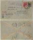 Brazil 1932 Commercial Cover From Rio De Janeiro To Blumenau Cancel Airplane & Via Aeropostale Definitive +airmail Stamp - Posta Aerea (società Private)