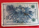 Reichsbanknote 100 Mark 7. Februar 1908 3 Stück Grüne Siegel Erhaltung Guter Zustand Rot -Billet Banque Allemagne-Bank - 100 Mark