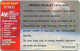Peru - Telepoint - Pedro Paulet, Space Shuttle (Hologram Sticker), 07.1996, 10Sol, 100.000ex, Used - Perù
