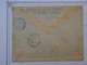 BO4  LA REUNION BELLE LETTRE RECOM.1947 PREMIER VOL AVION ST DENIS POUR TANANARIVE MADAGASCAR + AFFRANCHIS. INTERESSA - Airmail