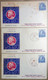 INDIA 1965 ICC & UNEF COMPLETE SET OF 6 F.P.O CANCELLED COVER & INFORMATION BROCHURE, VIETNAM, LAOS, GAZA...RARE - Franchise Militaire