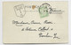 AUSTRALIA HALF PENNY AU RECTO SOLO POST CARD SYDNEY 1906 + A BORD DUMBEA TO FRANCE TAXE 15C TOULON VAR - Lettres & Documents