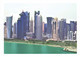 Postcard With Amazing Modern View Of Doha Qatar - Buildings Arabian Sea Art Architecture Skyscrapers Scenery - Qatar