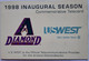 USA USWEST $1 " 1998 Inaugural Season Complimentary Card With Folder " - Chipkaarten