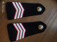 PAIRE D'EPAULETTES SERGENT CHEF , SAPEURS POMPIERS - Firemen