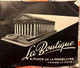 Depliant Publicité Illustrée Boutique De Mode Féminine 6 Place De La Madeleine à Paris Vers 1950 - Publicités