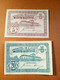 PORTUGAL Lote 2 Billetes Locales Cédula - Portugal - Arcos De Valdevez - Hospital De San José - Centavos - Portugal