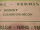 Buvard Ancien /Peinture /COULEURS-VERNIS/ Marcel BENOIT / COURBEVOIE-BECON / Vers 1930-1950    BUV598 - Limpieza