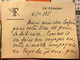 Autographe Sur CDV Du Redacteur En Chef Du Journal Le Figaro En 1955 - Manuscrits
