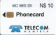 Namibia - Telecom Namibia - Dunes, Chip Siemens S30, (Cn. NAEI Xxxxx Xxx, Dashed Ø), Fluo Issue, 10$, Used - Namibië