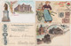 Delcampe - BELGIUM 28 Vintage Litho Postcards Mostly Pre-1910 (L3847) - Colecciones Y Lotes