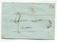 T15 Montpellier + Boite Rurale G De Saint Georges D'Ourques / Dept 33 Herault / A Destination De Cette / 1844 - 1801-1848: Précurseurs XIX