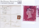 GB 1841 1d Red Plate 19 EL Tied Perth Maltese Cross To 1843 Cover To Blairgowrie PERTH AP 20 1843 - Briefe U. Dokumente