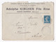 Enveloppe 1920 Adolphe Kincher Fils Ainé Saint Thibery Hérault - Covers & Documents