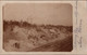 ! Fotokarte, Photo, Guerre 1914-1918, 1. Weltkrieg, Stellung 1/94 Am Bahndamm Laon - Rheims, Eisenbahnstrecke - Trains