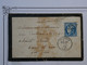BO9 FRANCE  BELLE  LETTRE   1871 POUANGE A ST CLOUD + BORDEAUX N°45 +G + AFFRANCH. INTERESSANT++ - 1870 Uitgave Van Bordeaux