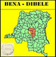 BENA-DIBELE BELGIAN CONGO / CONGO BELGE CANCEL STUDY [1] WITH COB 291-A   R-A-R-E ! - Plaatfouten En Curiosa