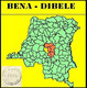 BENA-DIBELE BELGIAN CONGO / CONGO BELGE CANCEL STUDY [1] WITH COB 291-A   R-A-R-E ! - Abarten Und Kuriositäten