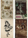 Delcampe - LANGUAGE DE STAMPS FANTASY 21 Vintage Postcards Mostly Pre-1940 (L3059) - Poste & Facteurs