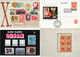 STAMPS PHILATELY 100 Modern Postcards With STAMPS (L3477) - Poste & Facteurs