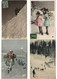 Delcampe - WNTER SPORT SKIING, SKATING 52 Vintage Postcards Pre-1940 (L4018) - Patinaje Artístico