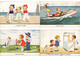 JOHN WILLS ARTIST SIGNED CHILDREN 48 Vintage Postcards PART I. (L3199) - Wills, John