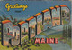 Souvenir Folder Of Portland, Maine  Playground Metropolis - Portland