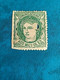 Rare 400 Mil. Spain 1870 Comunicaciones Stamp Hole - Usati