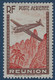 France Colonies Reunion Poste Aérienne N°3a** 6fr65 Variété Sans La Valeur Faciale Fraicheur Postale TTB Signé CALVES - Airmail