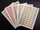 RUSSIA MNH (**) 1996 Flowers YVERT 6165-6159 Mi 480-484 - Full Sheets