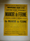 62 Wavrans-sur-l'Aa, 1963, Vente D'un Manoir, Et LUMBRES, Vente D'un Café, Affiche Ancienne ORIGINALE, Ref 1401  ; A 31 - Afiches