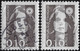 France 1990 Y&T 2617. 10 C Marianne Du Bicentenaire (une Noble...). Second Timbre Avec Manque D'encre Au Centre - Used Stamps