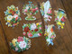 LOT DE DECOUPIS      DIVERS MOTIFS FLEURIS DONT 3 PLUS ANCIENS                    10,5 X 6,5 CM Pour Les Plumes - Fleurs