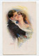 Lady, Woman,  Art Sign By Usabal, Ilustrateur , ADVERTISING In Back Side TOBACCO MELACHRINO ( 2 Scans ) - Usabal