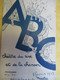 Programme Ancien/ABC/Théâtre Du Rire Et De La Chanson/Goldin/ Marie DUBAS/J Lumiére/J Marsac/1935            PROG320 - Programma's