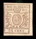 Antichi Stati Italiani - Parma - 1857 - 25 Cent (10) - Margini Integri - Senza Gomma - Other & Unclassified